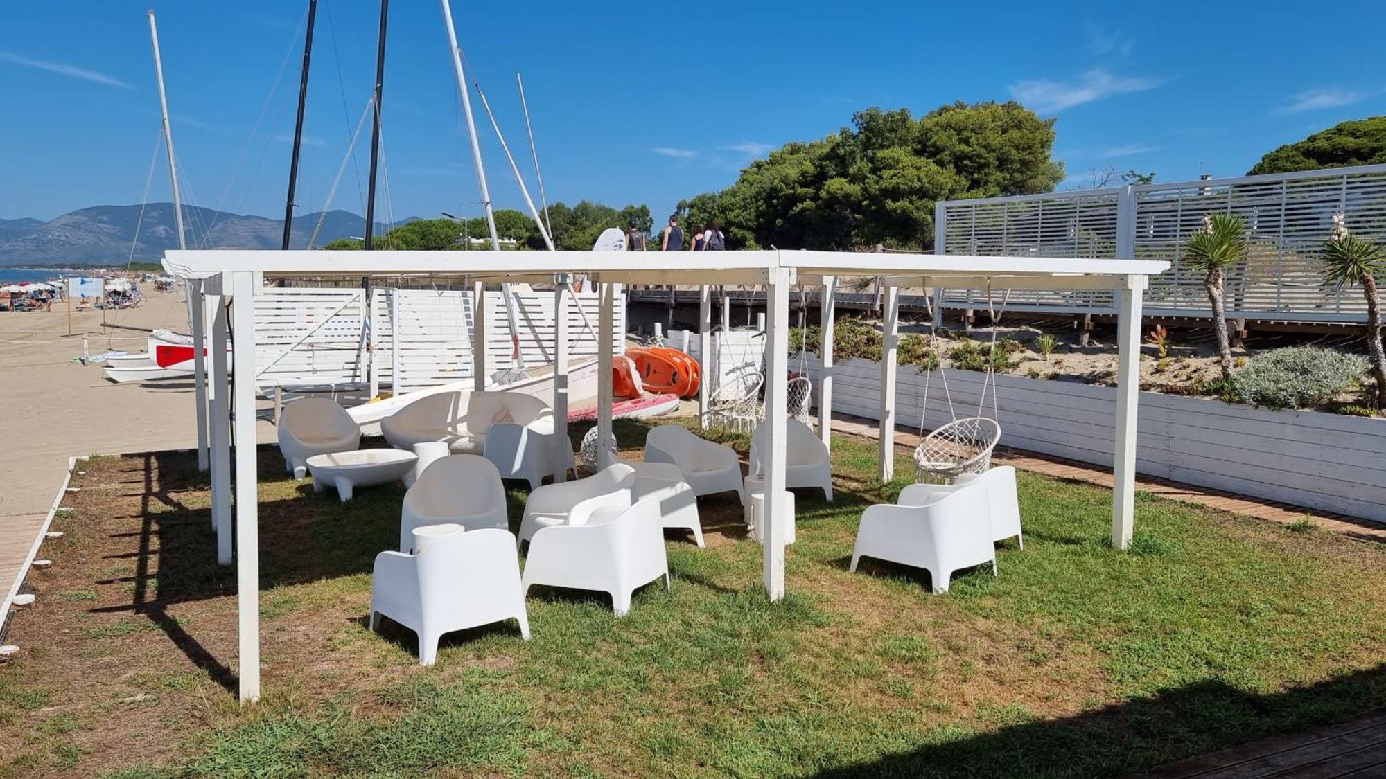 La Villa Fronte Spiaggia Bandiera Blu Sperlonga Bagian luar foto